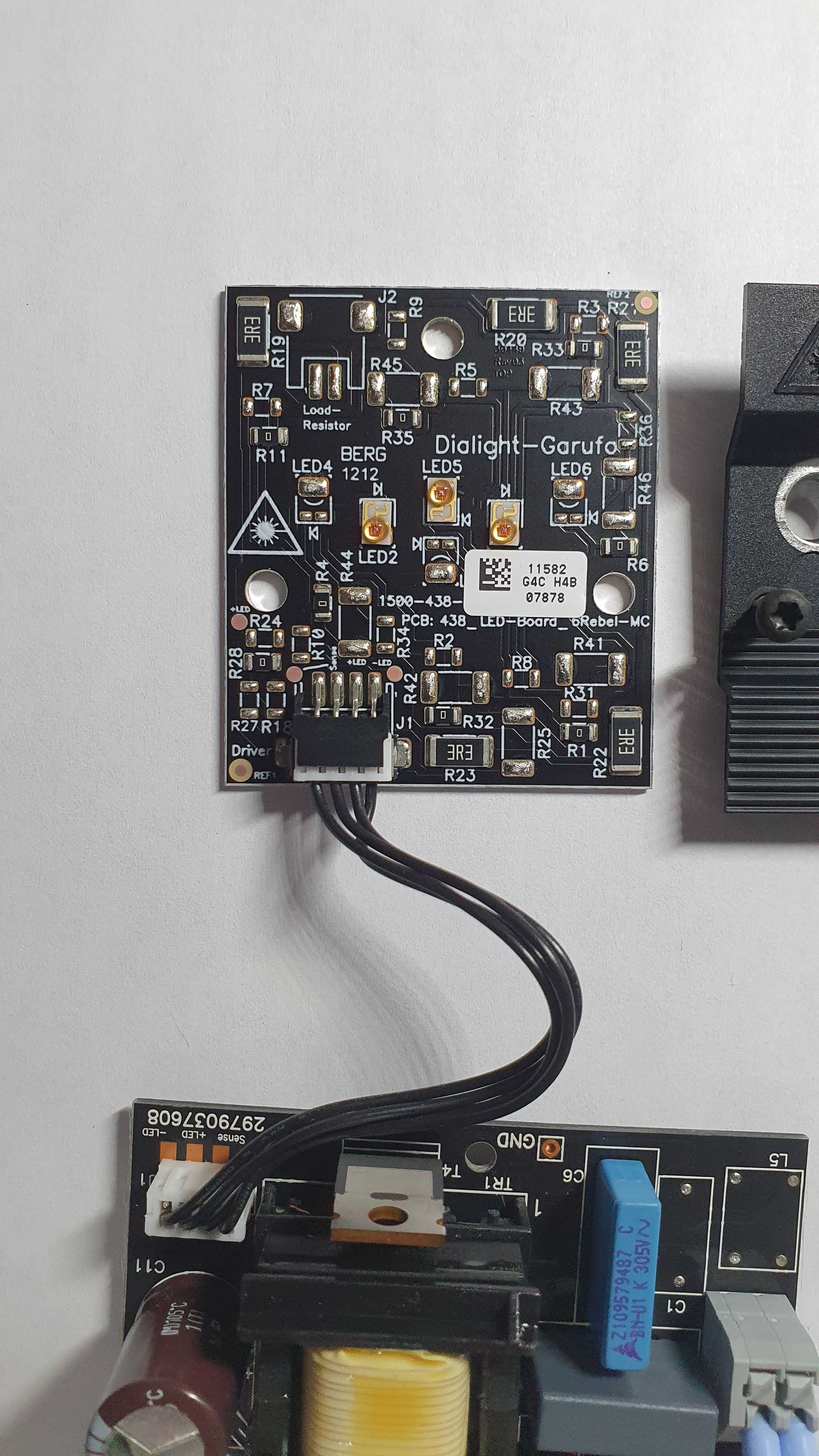 Led модуль 9.5 W, 230 V клас B3/1 (черовний/зелений)