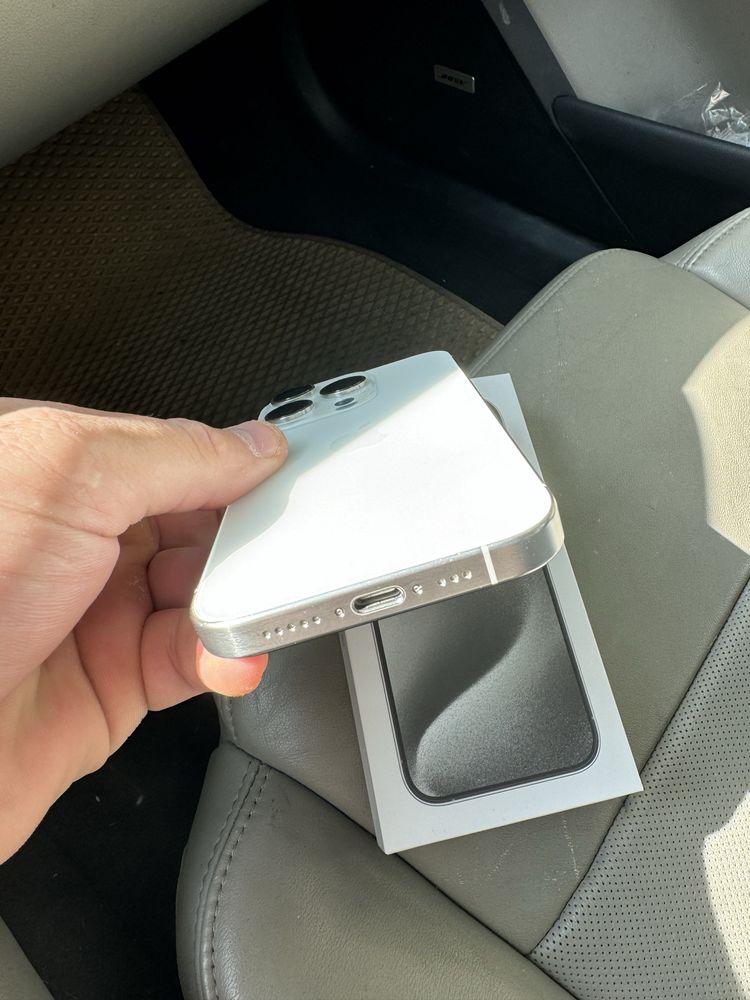 Apple iphone 15 Pro 128Gb White Titanium Фізична Сім