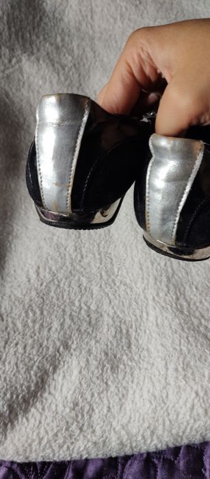 Buty Gucci czarne srebrne