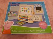Tablica kredowo-magnetyczna z liczydłem Peppa Pig