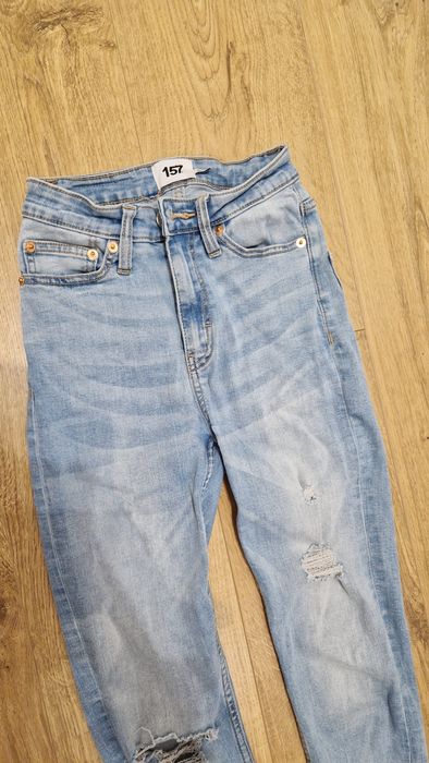 Spodnie damskie jeansy skinny rurki xs 34