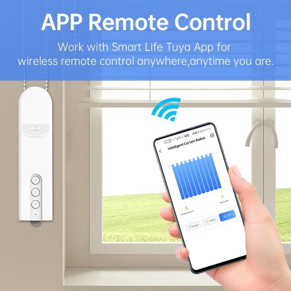 Розумний мотор карниз штор ролет двигун (ZigBee Wi-Fi) Tuya Smart Life