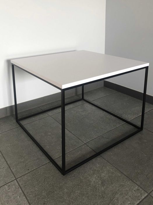 Nowy stolik loft karat 60 czarny +biały