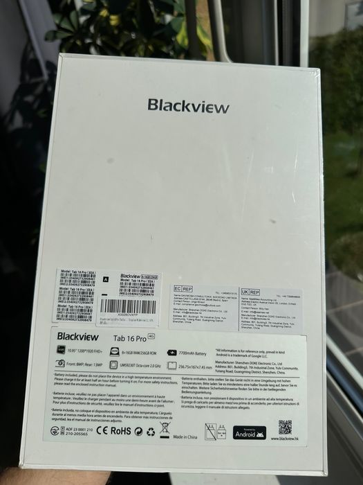 Tablet Blackview Tab 16 Pro 4G Wi-Fi 11" 8 GB/256 GB Szary TOMI-TECH