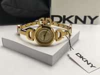 Zegarek damski DKNY ze złotą bransoletką