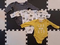 Zestaw 3 sztuk body Minoti Baby, rozm. 62-68