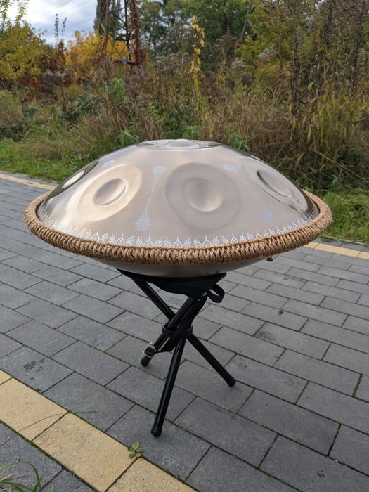 Ханг Золотий Арт 10нот| Handpan з мандалами D minor