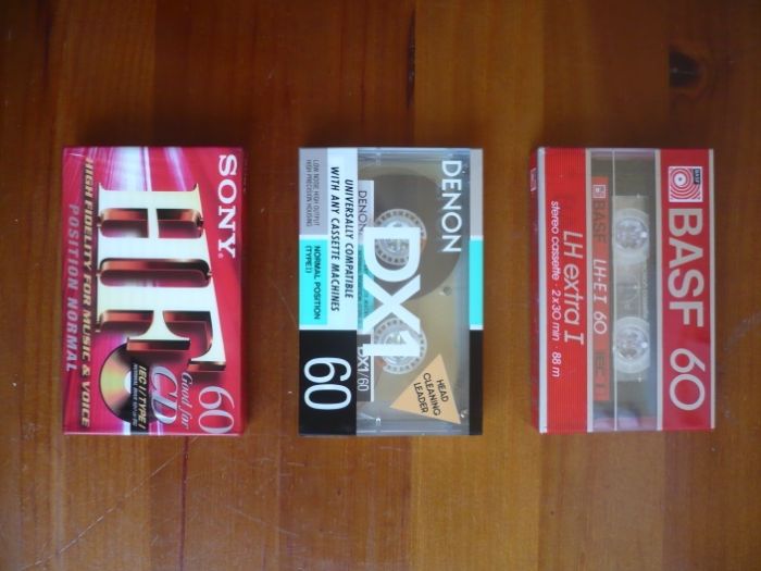 Cassetes audio ( novas )