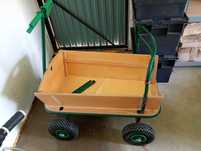 Wózek drewniany transportowy