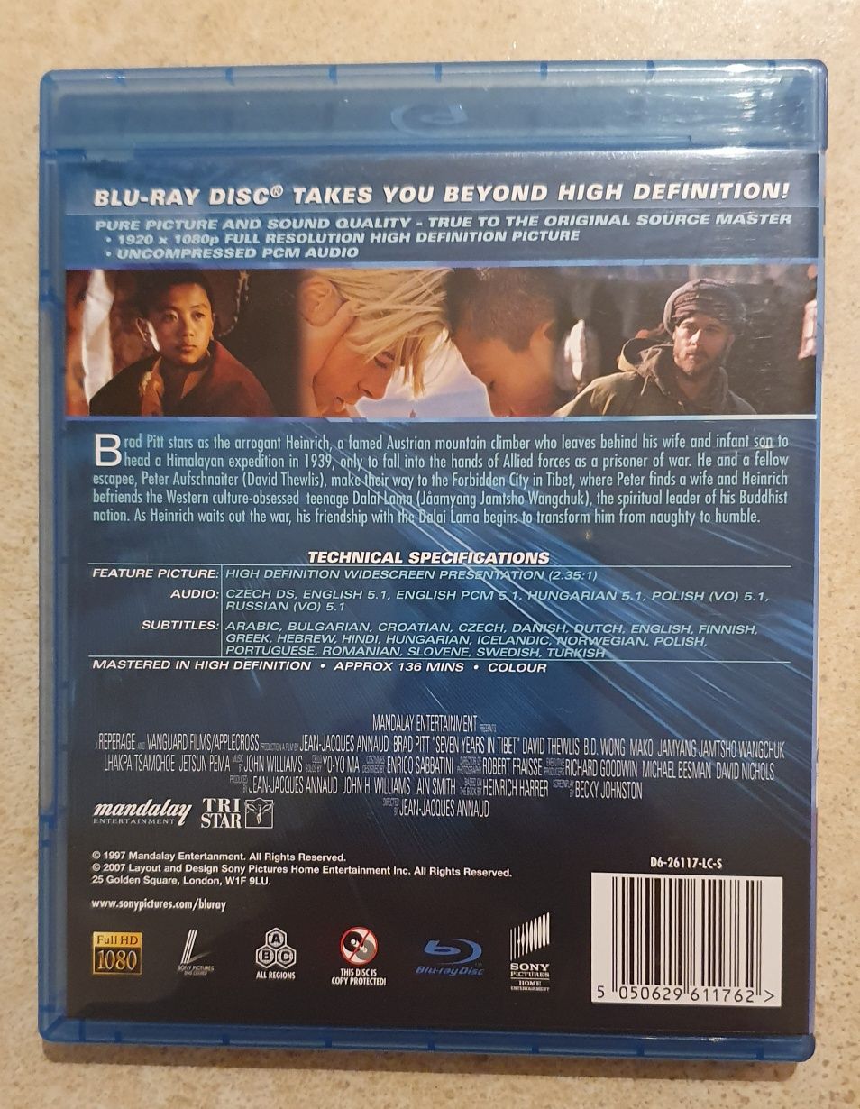 Siedem lat w Tybecie (Blu Ray) Lektor PL