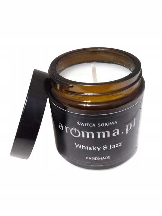 Świeca sojowa Whisky & Jazz 120 ml Aromma