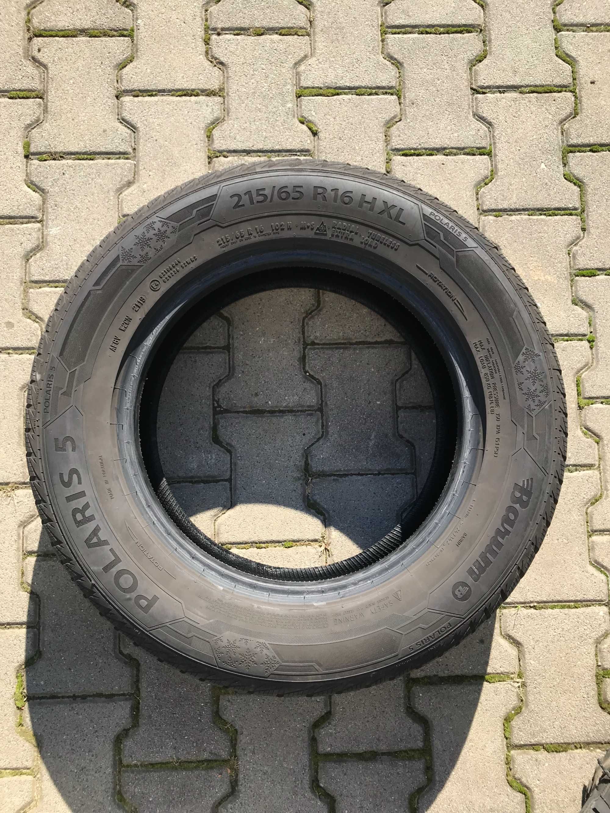 2x 215/65R16 H XL 102H Barum Polaris 5 M+S opony zimowe R