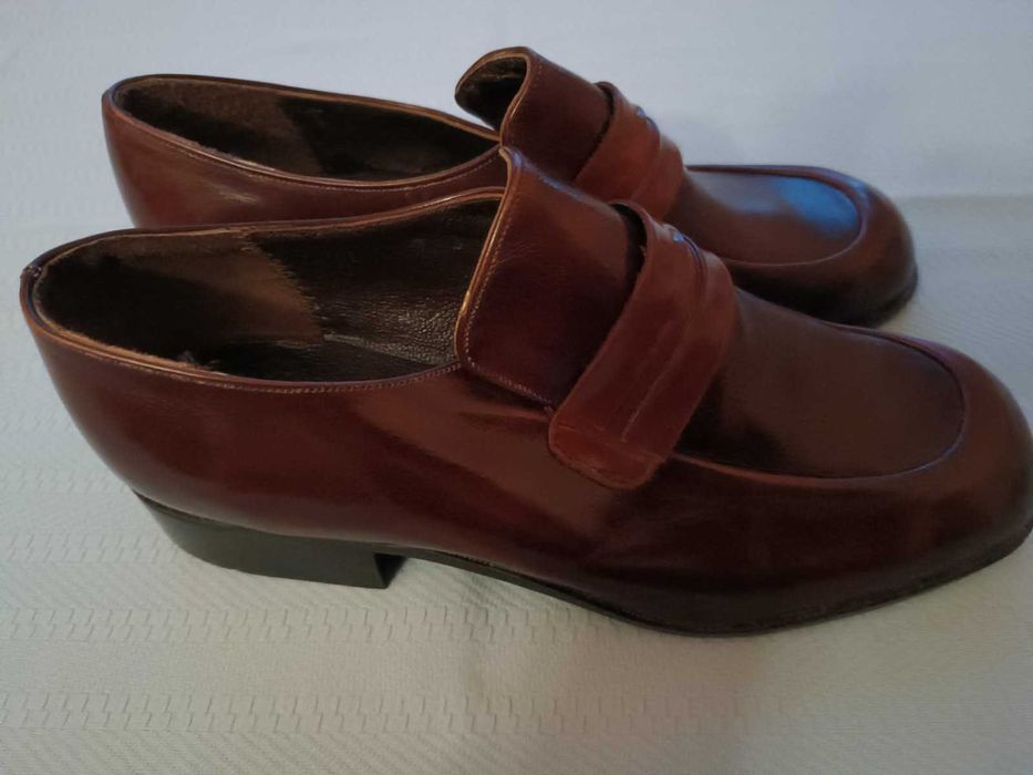 Вінтажні чоловічі туфлі лофери Elastomere