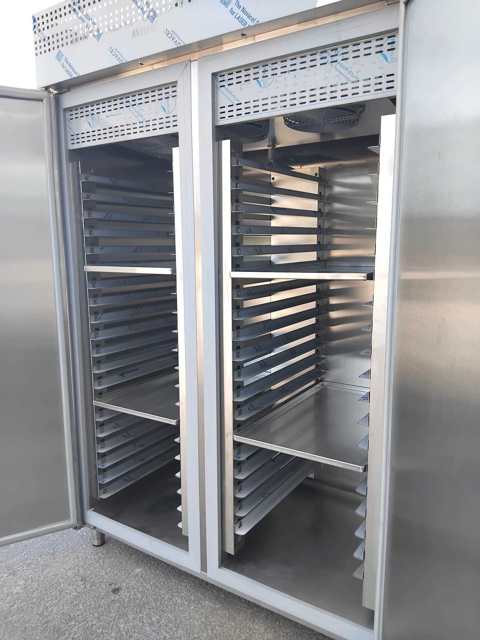 Armário de congelação tabuleiros 75x45 em inox - NOVO