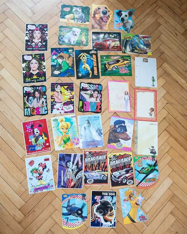 Karteczki do segregatora A5, 30 sztuk, Nowsze wydania