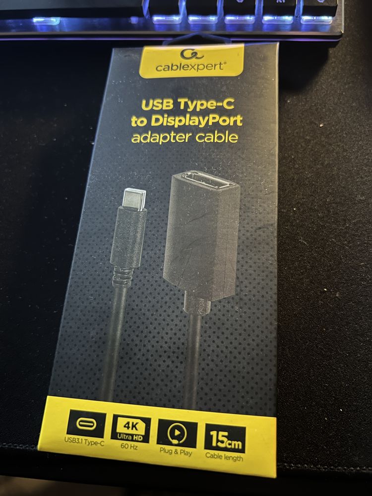 Adaptador USB Type-C para Display Port