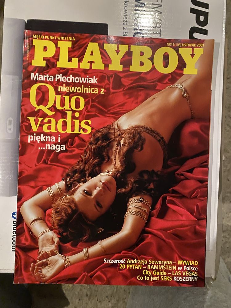 Playboy Polska Listopad 2001 Marta Piechowiak czasopismo