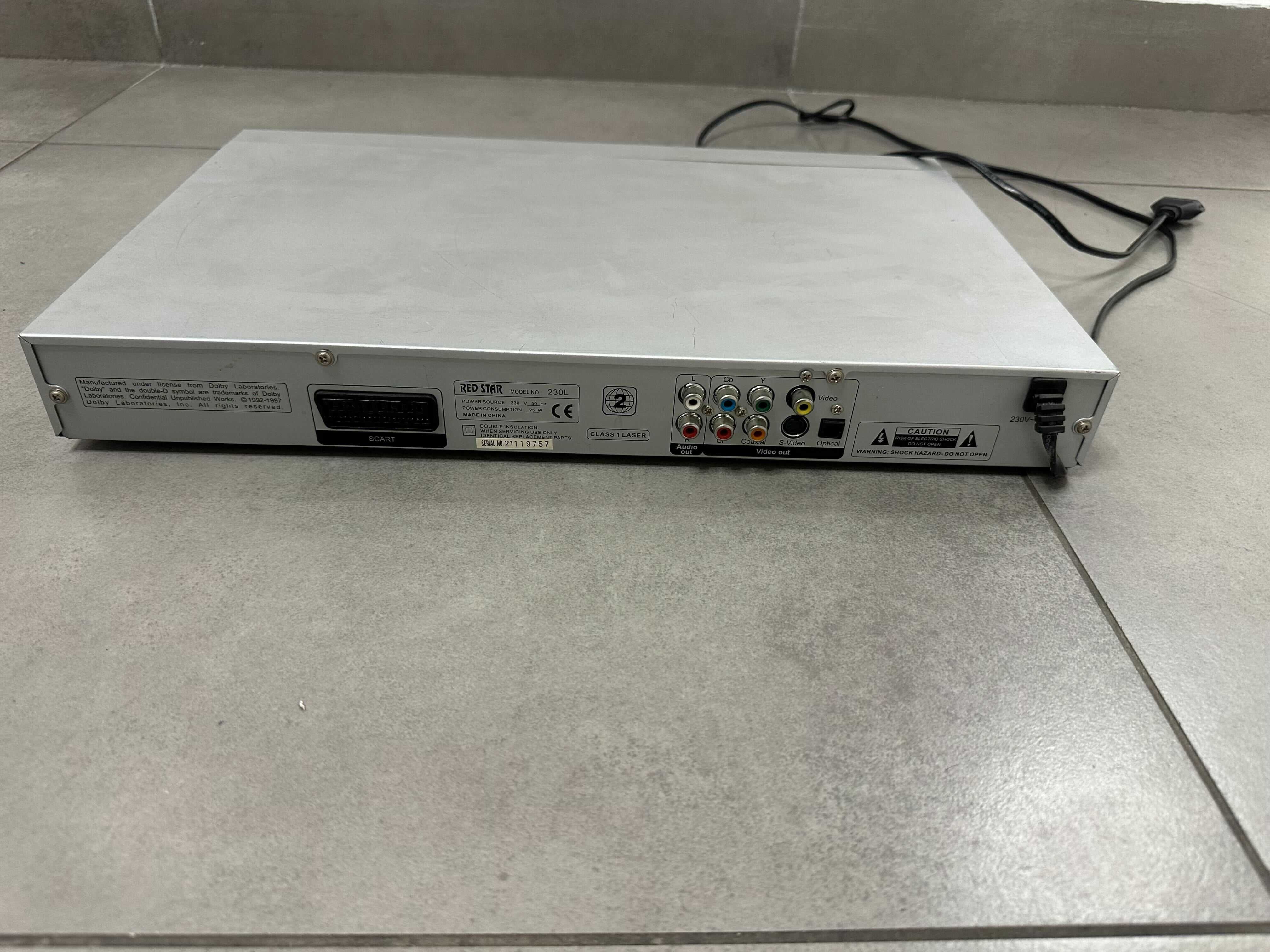 Odtwarzacz DVD Red Star 230L
