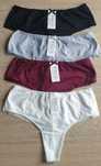 4×Damskie majtki brazyliany 4XL, finella