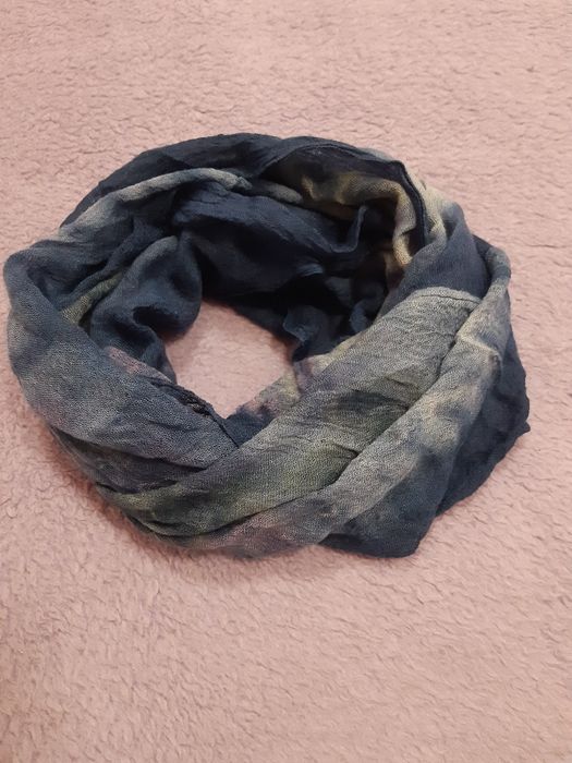 Szalik/ Komin atramentowo- fioletowy. Unisex