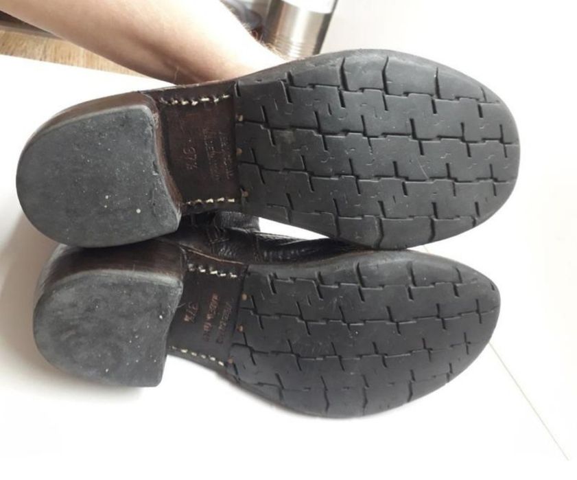 Шкіряні італійські черевики р.37,5-38