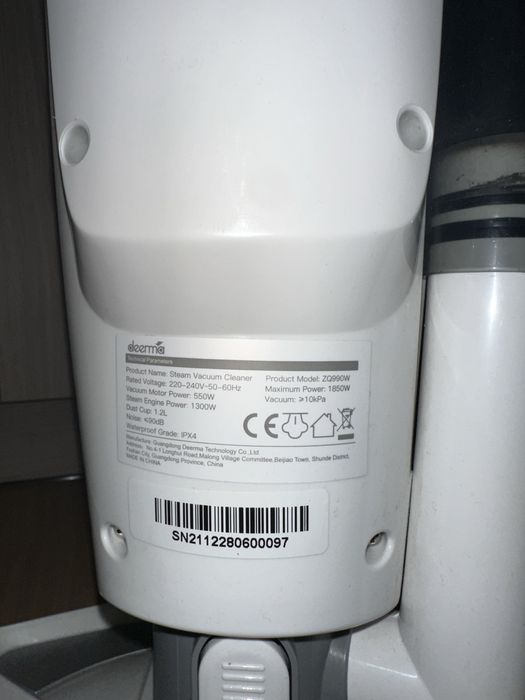 Odkurzacz i mop parowy DEERMA ZQ990W