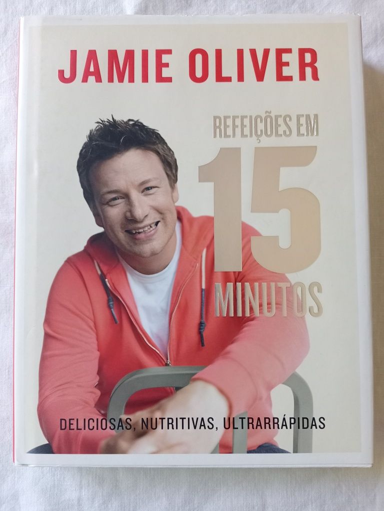 Livro Jamie Oliver Refeições em 15 Minutos