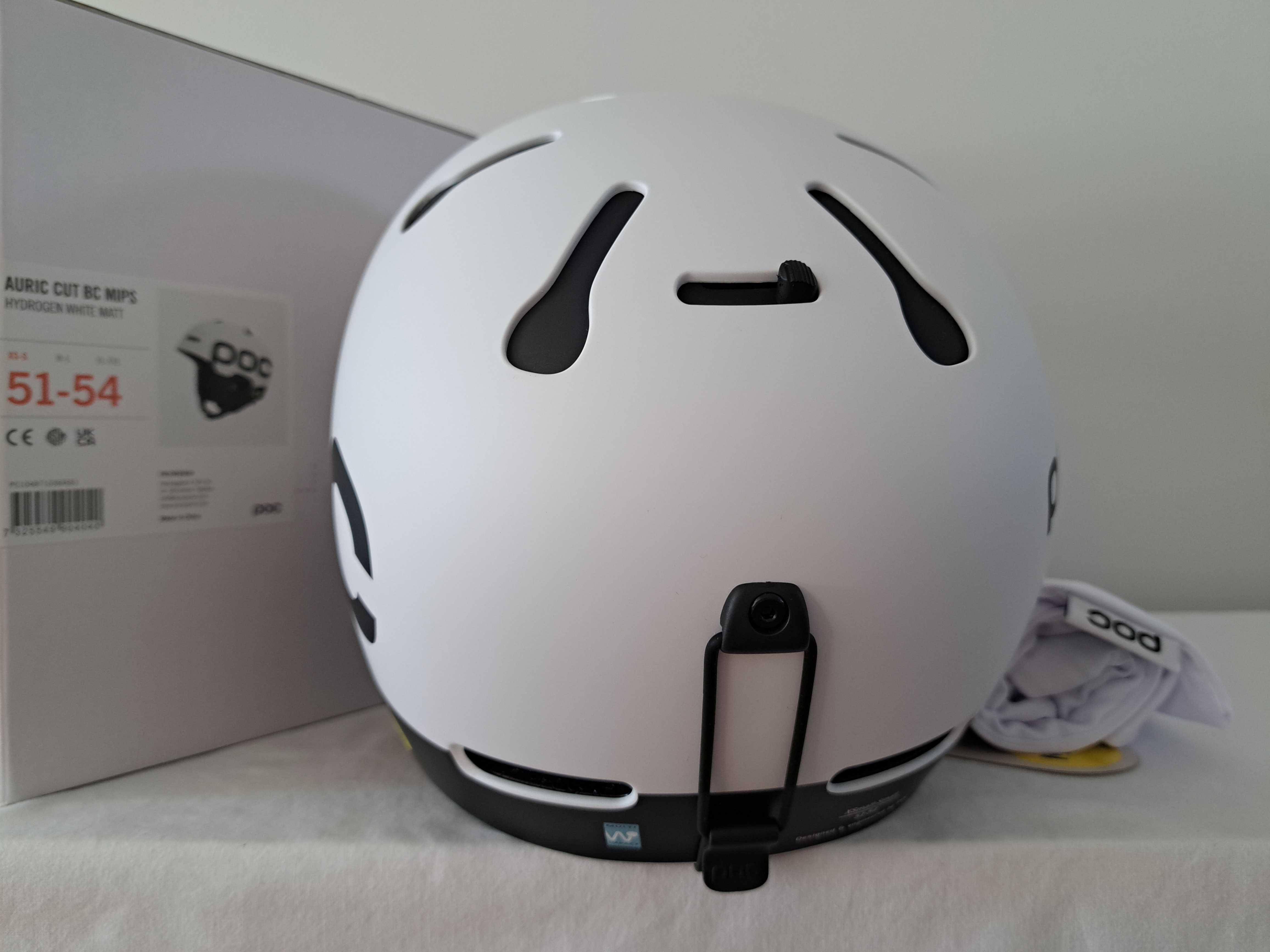 Kask narciarski POC Auric Cut BC Backcountry Mips White XS/S 51-54cm