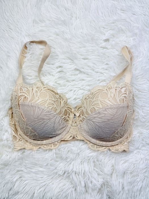 Biustonosz usztywniany 75D beżowy Debenhams