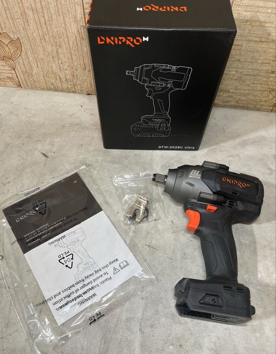 Гайковерт → Dnipro-M DTW-202BC ULTRA + ПОВНА ГАРАНТІЯ до 2028 р.