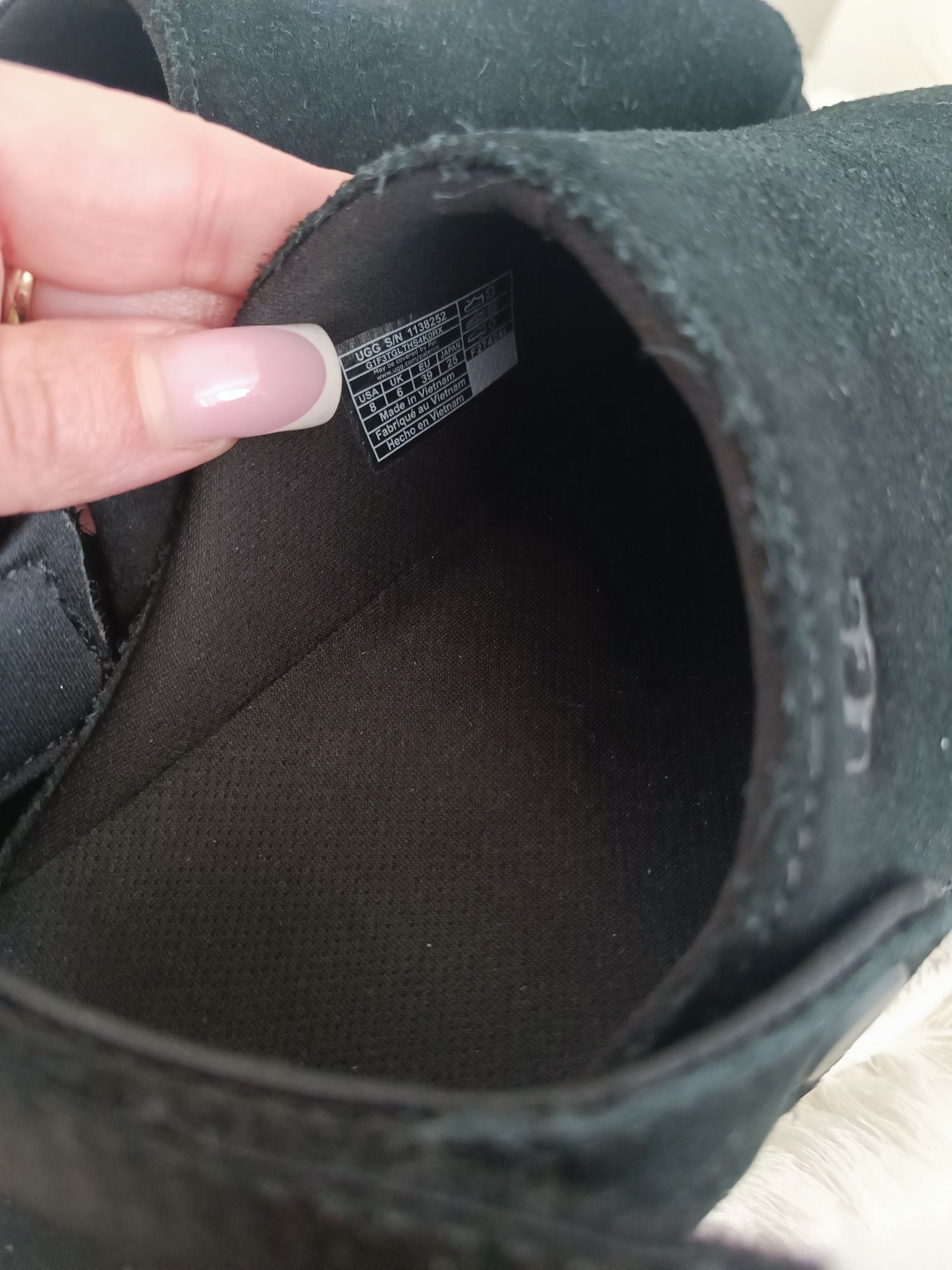 Nowe Ugg Clog klapki zamsz 39