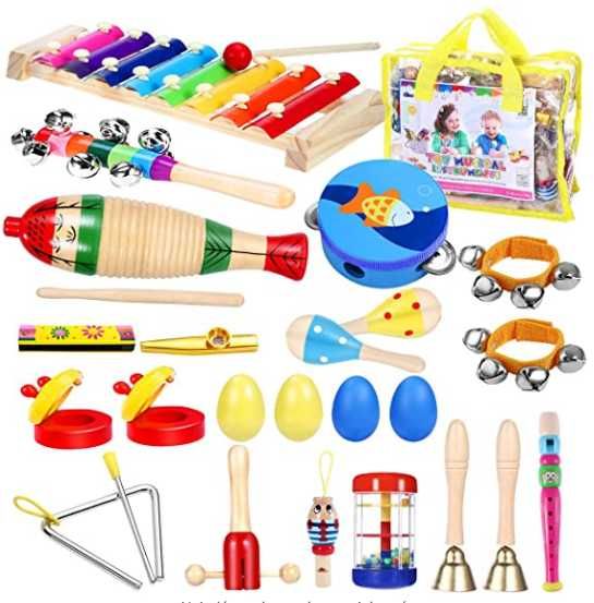 zestaw instrumentów dla dzieci do edukacji przedszkolnej