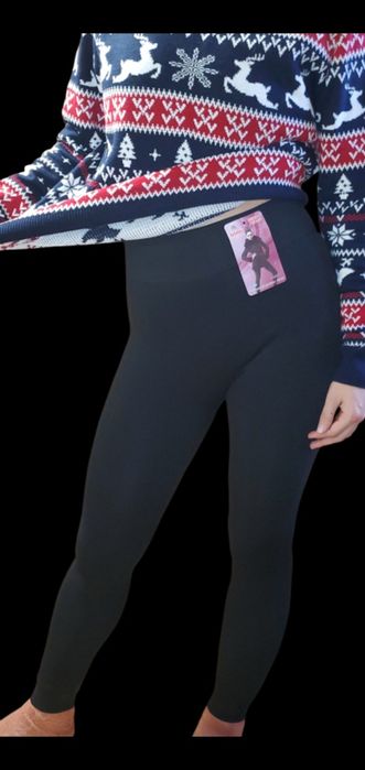 Жіночі теплі безшовні лосіни зимові