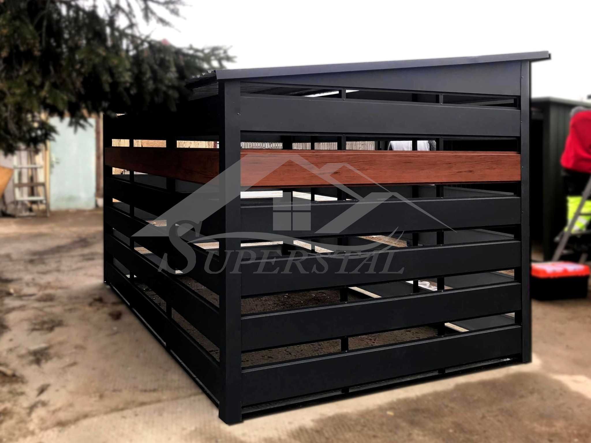 Wiata Śmietnikowa na wymiar, segregator, wiata 2x2 2x3 3x2 3x3 3x4 3x5