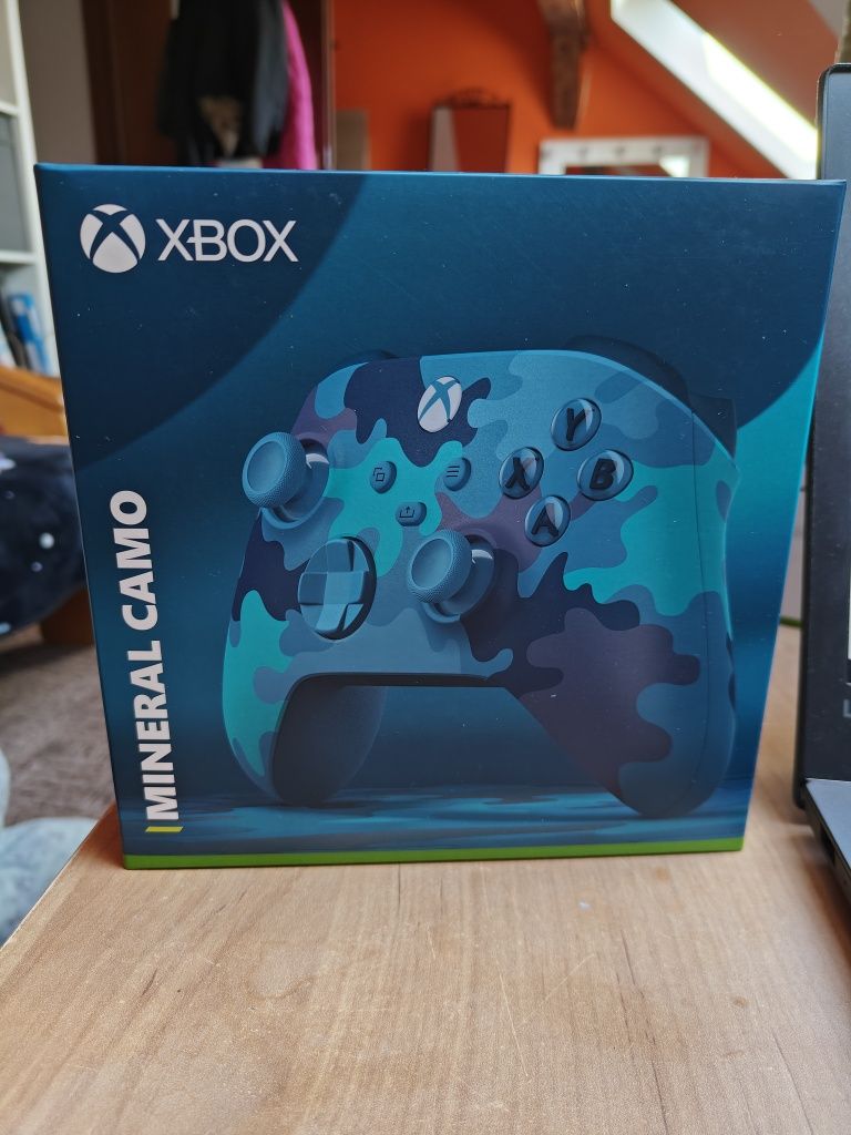 Xbox PC Oryginalny Pad Kontroler Mineral Camo NOWY Zaplombowany