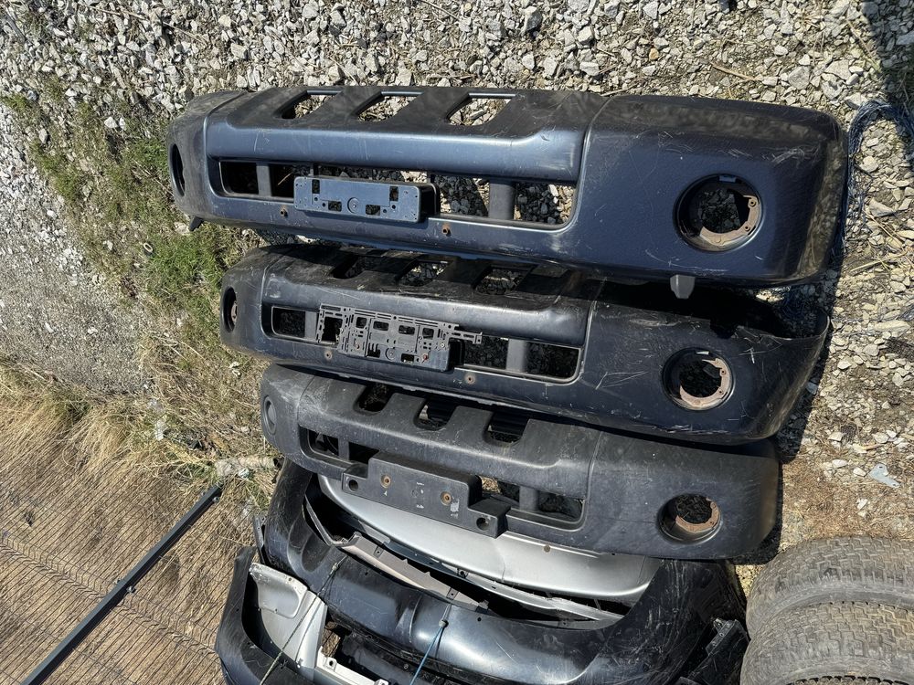Patrol GU4 zderzak z spryskiwaczami i bez kolor belka metalowa czesci