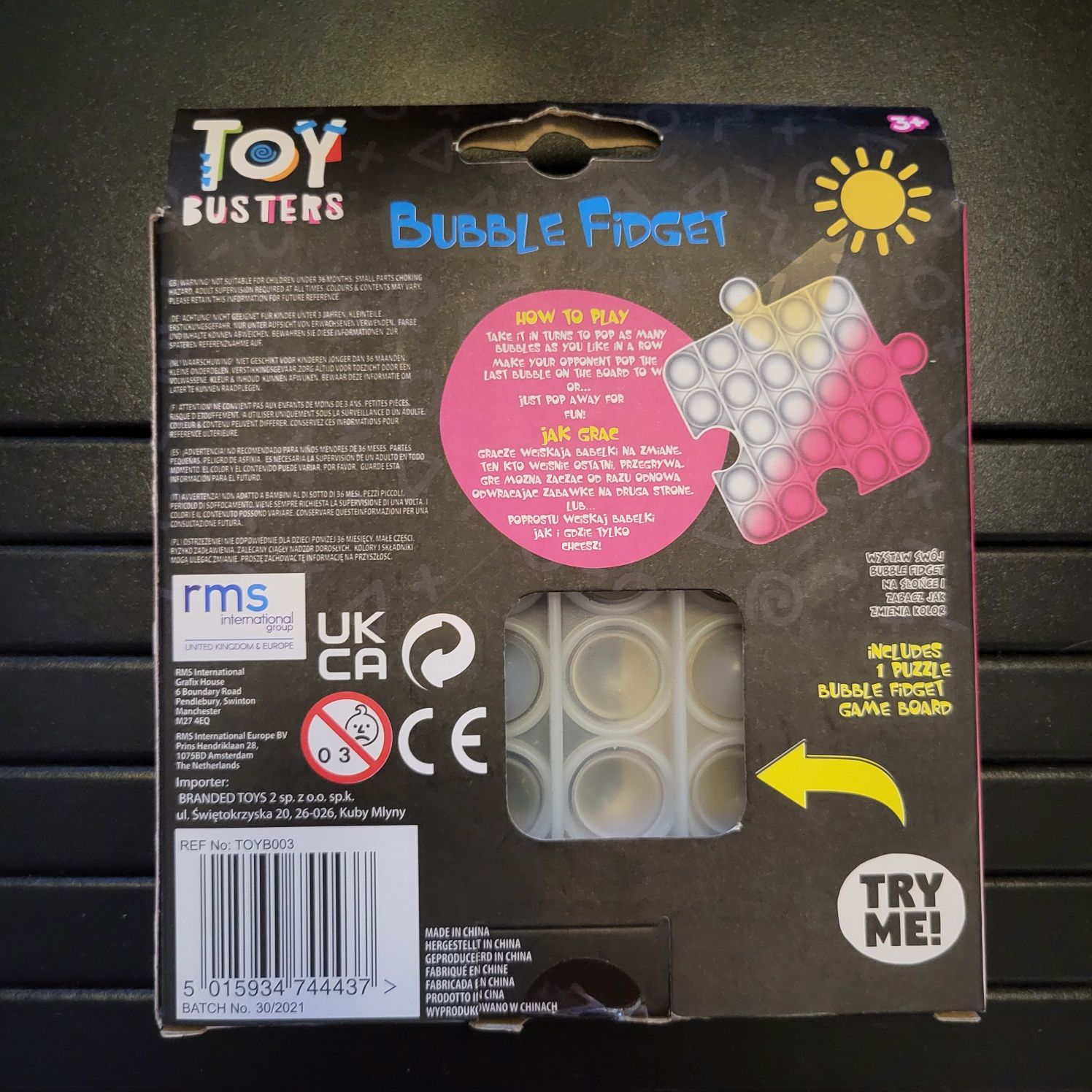 Zabawka antystresowa Bubble Fidget