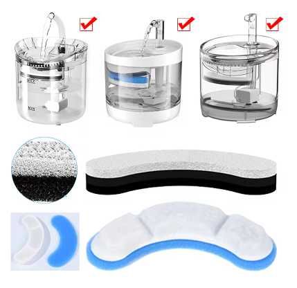 Filtry do poidełka automatycznej fontanny dla zwierząt, 18 sztuk