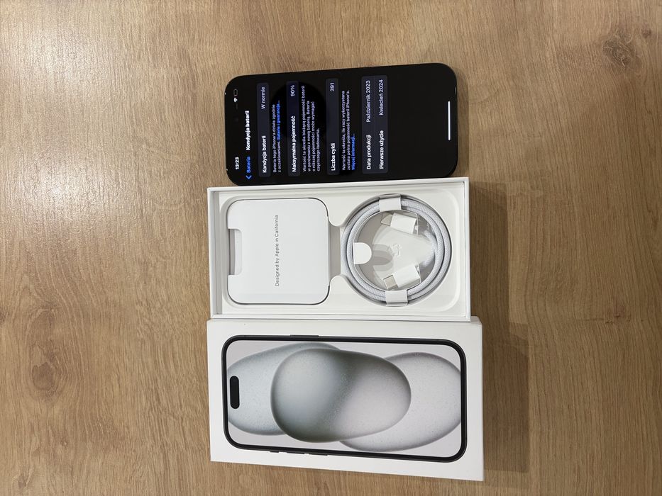 IPhone 15 128 GB 90% baterii