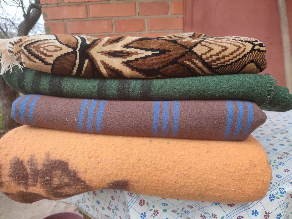 Одеяло из верблюжьей шерсти, шерстяное одеяло б/у