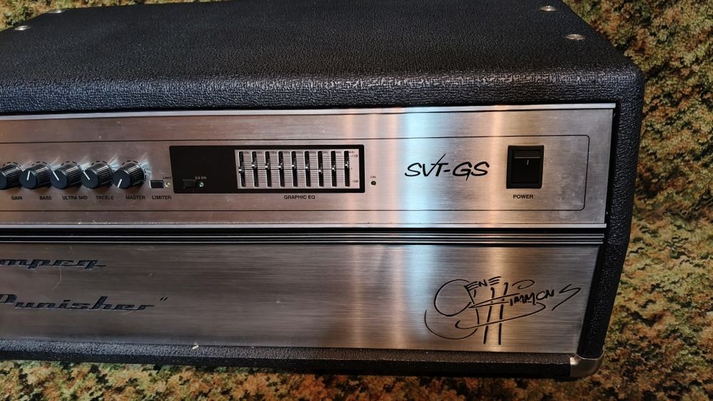 Ampeg svt-gs  gene Simmons raríssimo (Kiss) model