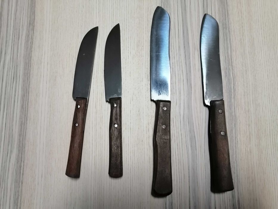 Conjunto toalhas, panos cozinha e facas novas