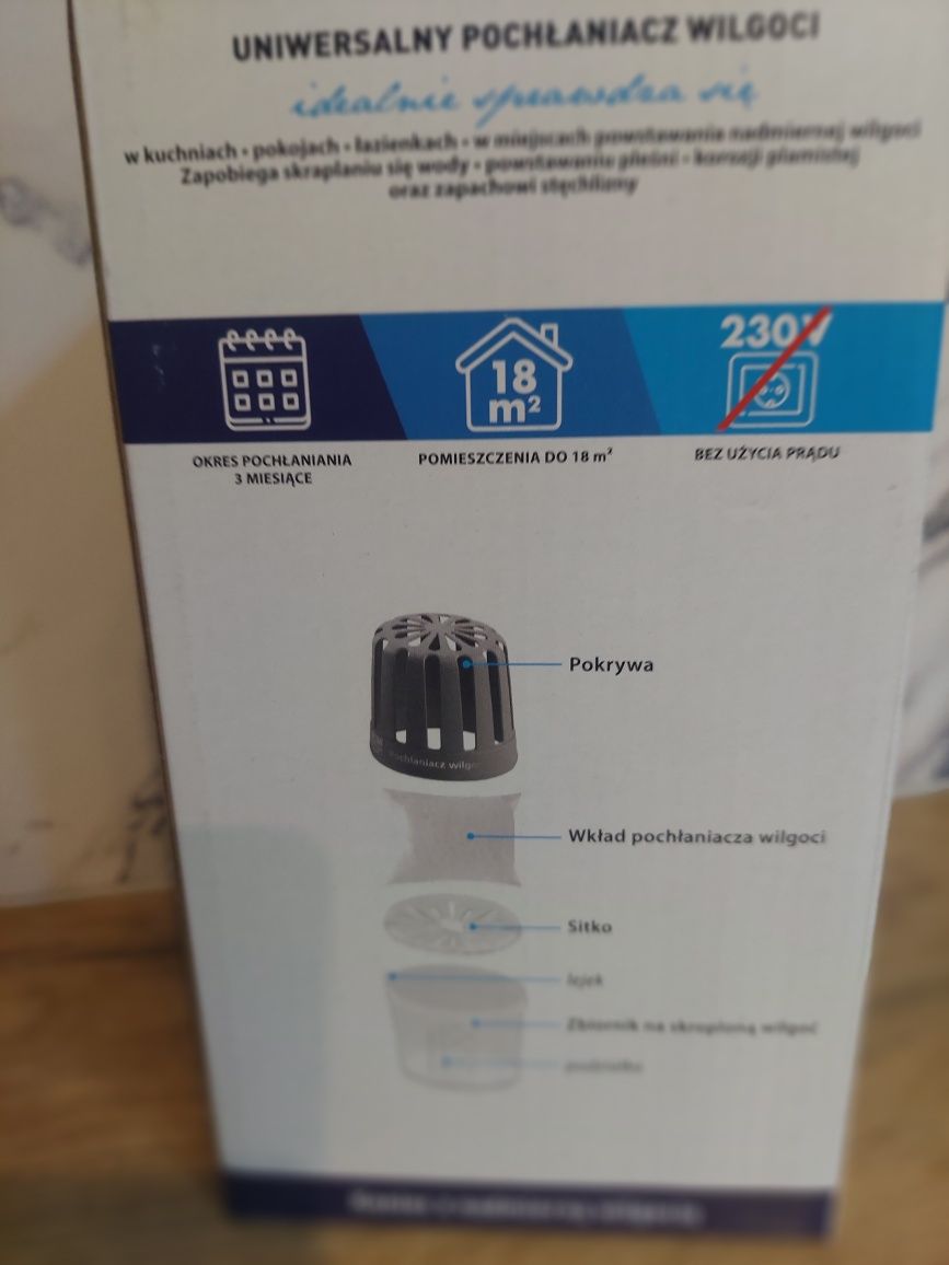 Pochłaniacz wilgoci + wklad uniwersalny nowy 360ml