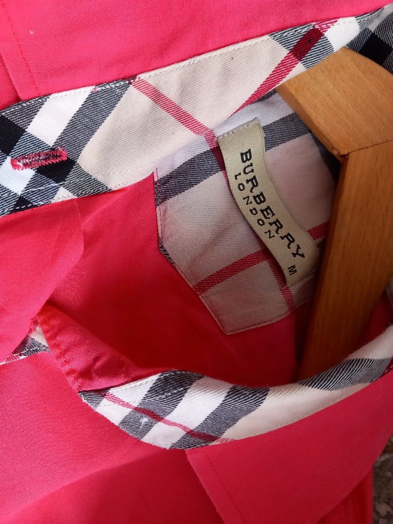 Burberry koszula damska toz xs/s malinowa