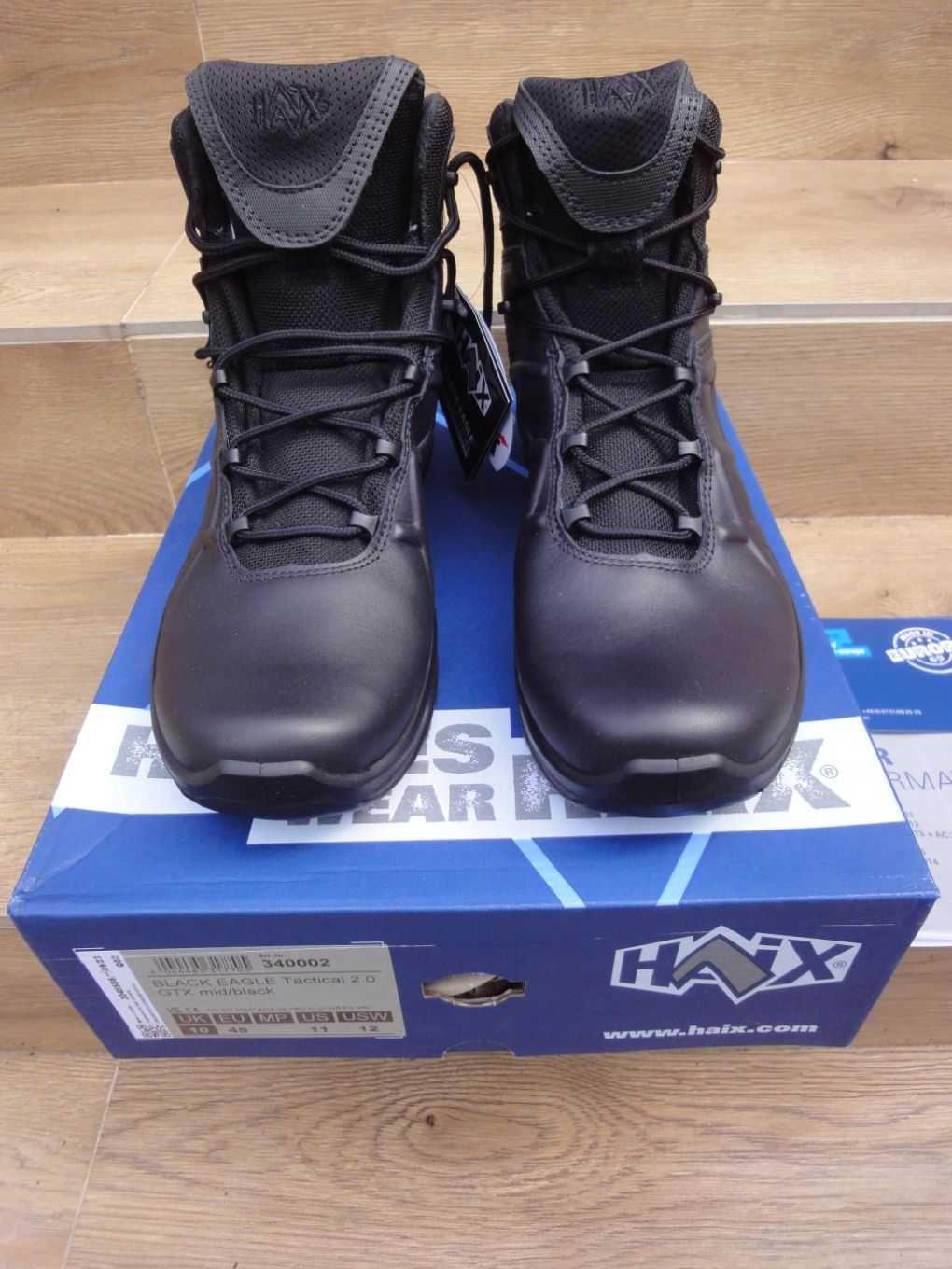 Buty taktyczne HAIX Black Eagle Tactical 2.0 GTX * rozm. 44 NOWE