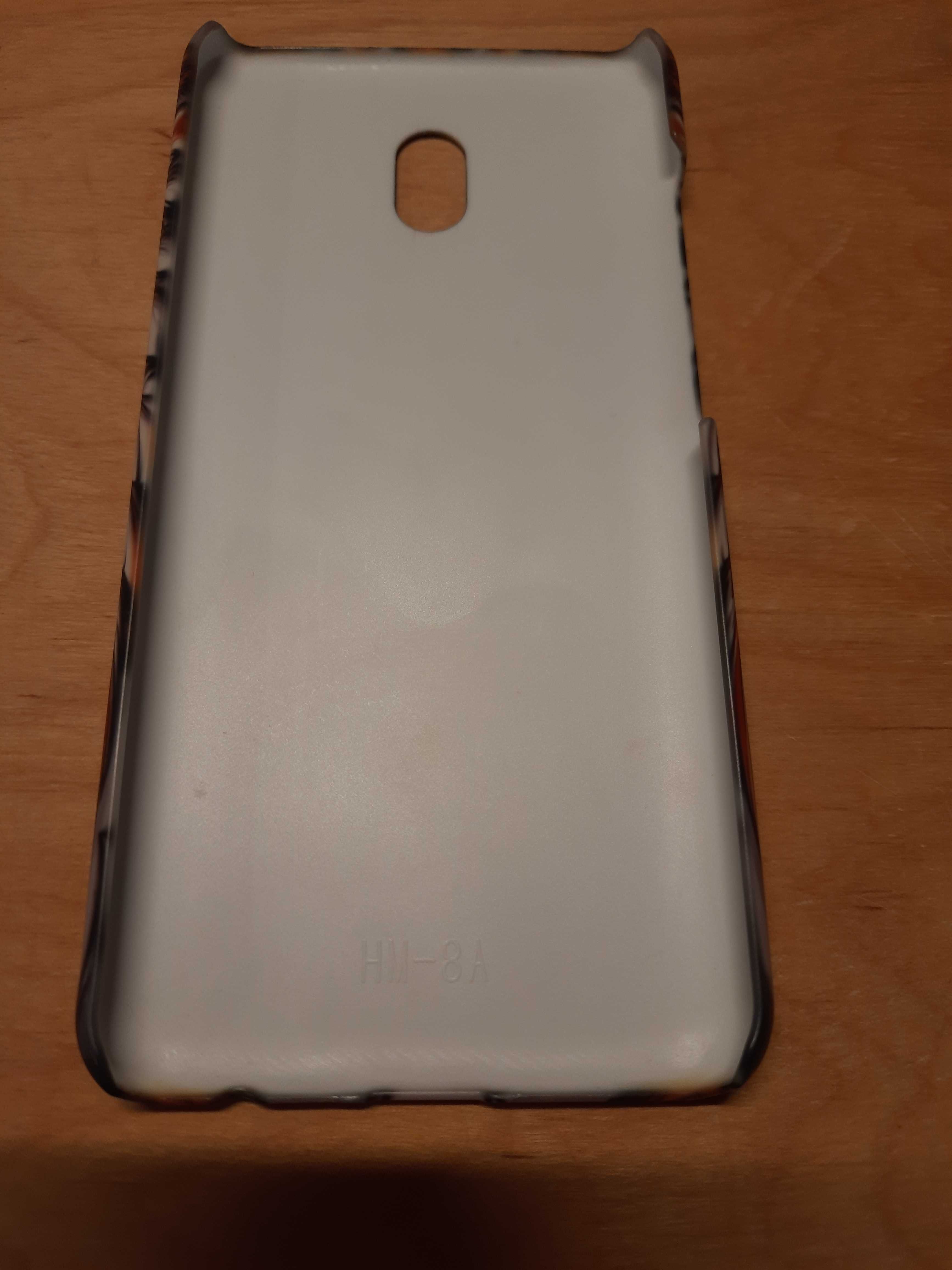 Чохол накладка бампер для Xiaomi Redmi 8A + загартоване захисне скло