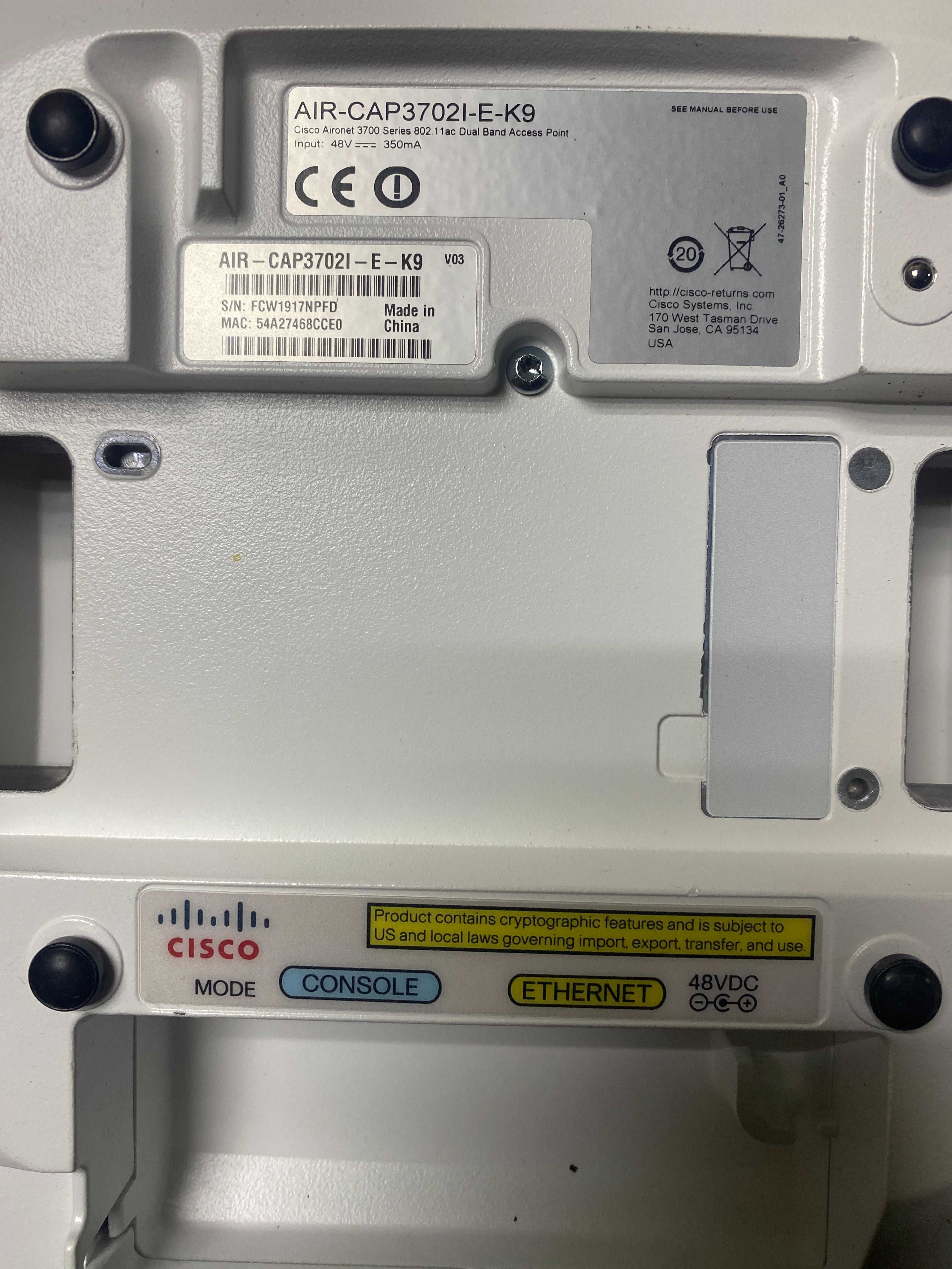 Точка доступу Cisco AIR-CAP3702I-E-K9 Велика Кількість + ГАРАНТІЯ