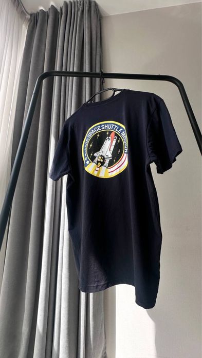 Темно синя футболка Alpha Industries