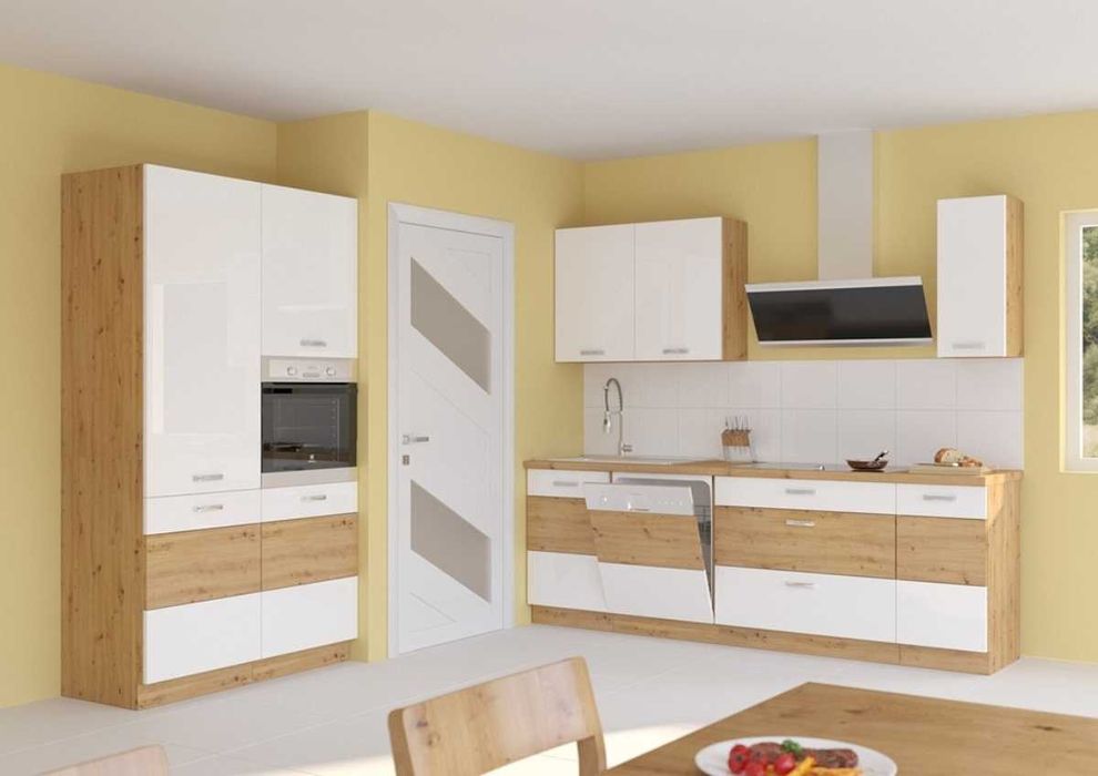 Zestaw mebli kuchennych ARTIS systemowa na wymiar połysk MDF