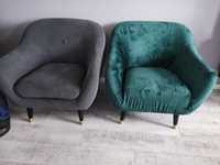 Pokrowiec na sofę i dwa fotele welur zielony